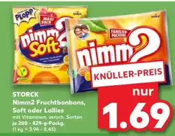 Kaufland Nimm2 Fruchtbonbons, Soft oder Lollies Angebot