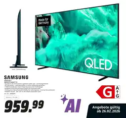 MediaMarkt SAMSUNG GQ75 Q7 F QLED AI SMART TV Angebot