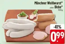 E-Center Münchner Weißwurst oder Dicke Angebot