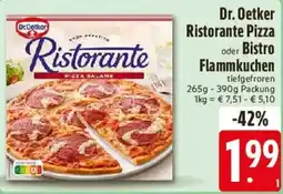E-Center Dr. Oetker Ristorante Pizza oder Bistro Flammkuchen Angebot