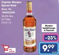 Netto Marken-Discount Captain Morgan Spiced Gold Angebot