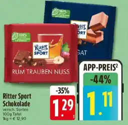 Edeka Ritter Sport Schokolade Angebot