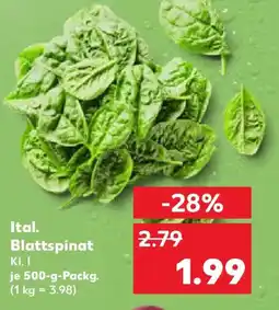 Kaufland Ital. Blattspinat Angebot