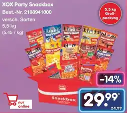 Netto Marken-Discount XOX Party Snackbox Angebot