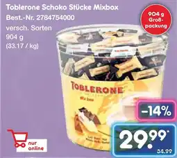 Netto Marken-Discount Toblerone Schoko Stücke Mixbox Angebot