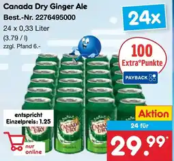 Netto Marken-Discount Canada Dry Ginger Ale Angebot