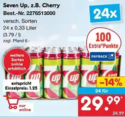 Netto Marken-Discount Seven Up, z.B. Cherry Angebot