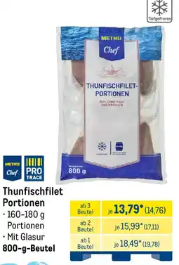 METRO Thunfischfilet Portionen Angebot