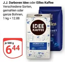 Globus J.J. Darboven Idee oder Eilles Kaffee Angebot
