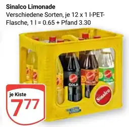 Globus Sinalco Limonade Angebot