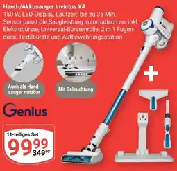 Globus Genius Hand-/Akkusauger Invictus X4 Angebot