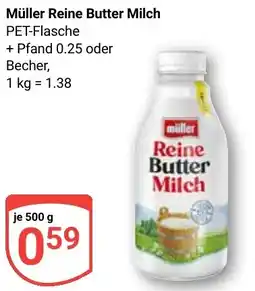 Globus Müller Reine Butter Milch Angebot