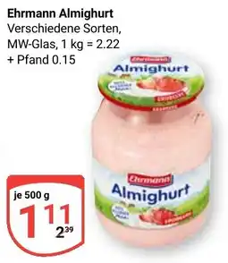 Globus Ehrmann Almighurt Angebot