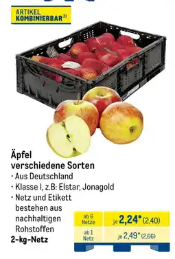 METRO Äpfel Angebot