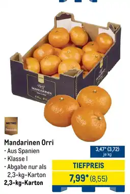 METRO METRO Premium Mandarinen Orri Angebot
