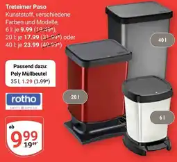 Globus Treteimer Paso rotho Angebot