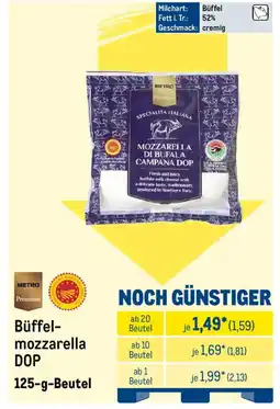 METRO METRO Premium Büffel- mozzarella DOP Angebot