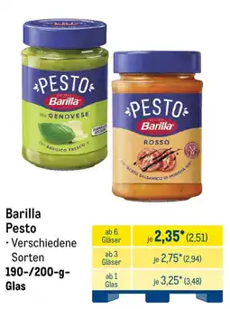 METRO Barilla Pesto Angebot