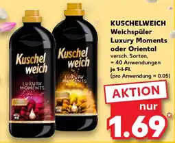 Kaufland KUSCHELWEICH Weichspüler Luxury Moments oder Oriental Angebot