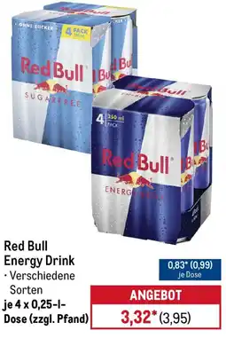 METRO Red Bull Energy Drink Angebot