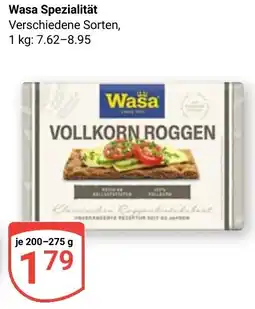 Globus Wasa Spezialität Angebot