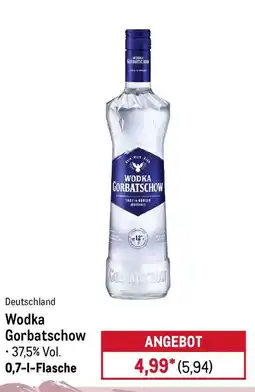 METRO Deutschland Wodka Gorbatschow Angebot