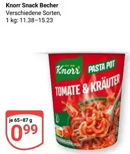 Globus Knorr Snack Becher Angebot