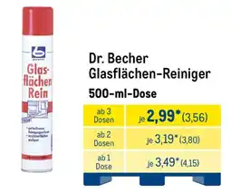 METRO Dr. Becher Glasflächen-Reiniger Angebot