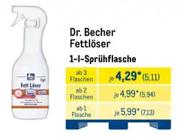 METRO Dr. Becher Fettlöser Angebot