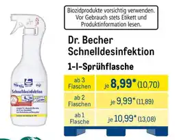 METRO Dr. Becher Schnelldesinfektion Angebot