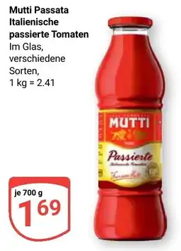 Globus Mutti Passata Italienische passierte Tomaten Angebot