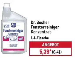 METRO Dr. Becher Fensterreiniger Konzentrat Angebot