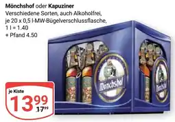 Globus Mönchshof oder Kapuziner Angebot