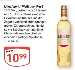 Globus Lillet Apéritif Weiß oder Rosé Angebot