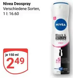 Globus Nivea Deospray Angebot