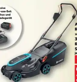 Kaufland Gardena Akku Rasenmäher 37/36v P4A Ready to use Set Angebot