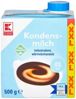 Kaufland K-Classic Kondensmilch XXL Angebot