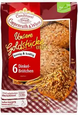 Kaufland Coppenrath & Wiese Unsere Goldstücke 6 Dinkelbrötchen Angebot