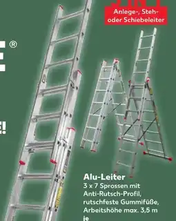 Kaufland Parkside Alu-Leiter Angebot
