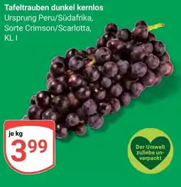 Globus Tafeltrauben dunkel kernlos Angebot