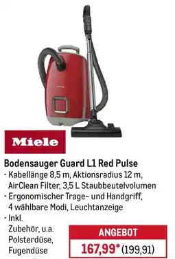 METRO Miele Bodensauger Guard L1 Red Pulse Angebot