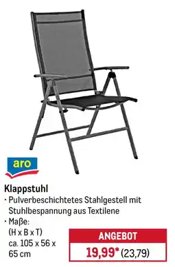 METRO aro Klappstuhl Angebot