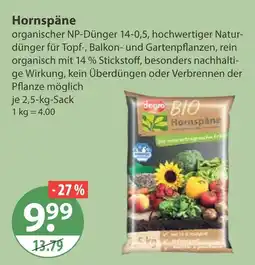 V Markt Degro bio hornspäne Angebot