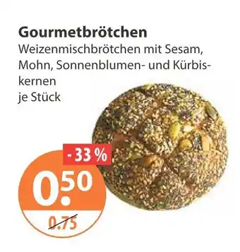 V Markt Gourmetbrötchen Angebot