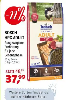 Zookauf Bosch hpc adult Angebot