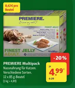 Fressnapf Premiere multipack nassnahrung für katzen Angebot
