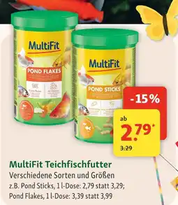Fressnapf Multifit pond sticks Angebot