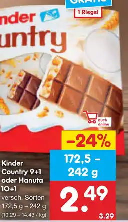 Netto Marken-Discount Kinder country 9+1 Angebot