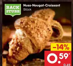 Netto Marken-Discount Backstube nuss-nougat-croissant Angebot