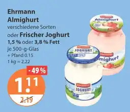 V Markt Ehrmann almighurt Angebot